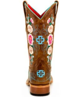 Macie Bean Little Girls' Honey Bunch Western Boots - Square Toe -Children Boots Store 053P11 7049 P4