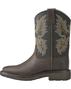 Ariat Youth Boys' Workhog Bruin Western Boots 16 Ariat Youth Boys' Workhog Bruin Western Boots -Children Boots Store 2000216414 200 LT