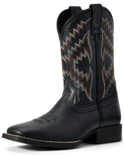 Ariat Boys' Tycoon Bear Western Boots - Broad Square Toe