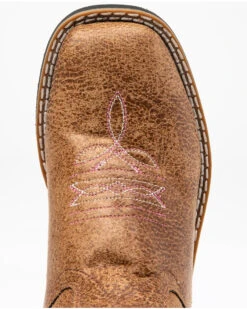 Shyanne Girls' Madison Faux Leather Western Boots - Square Toe -Children Boots Store 2000288280 927 P6