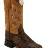 Old West Boys' Gator Print Western Boots - Broad Square Toe 2 Old West Boys' Gator Print Western Boots - Broad Square Toe -Children Boots Store 2000291914 200 P1