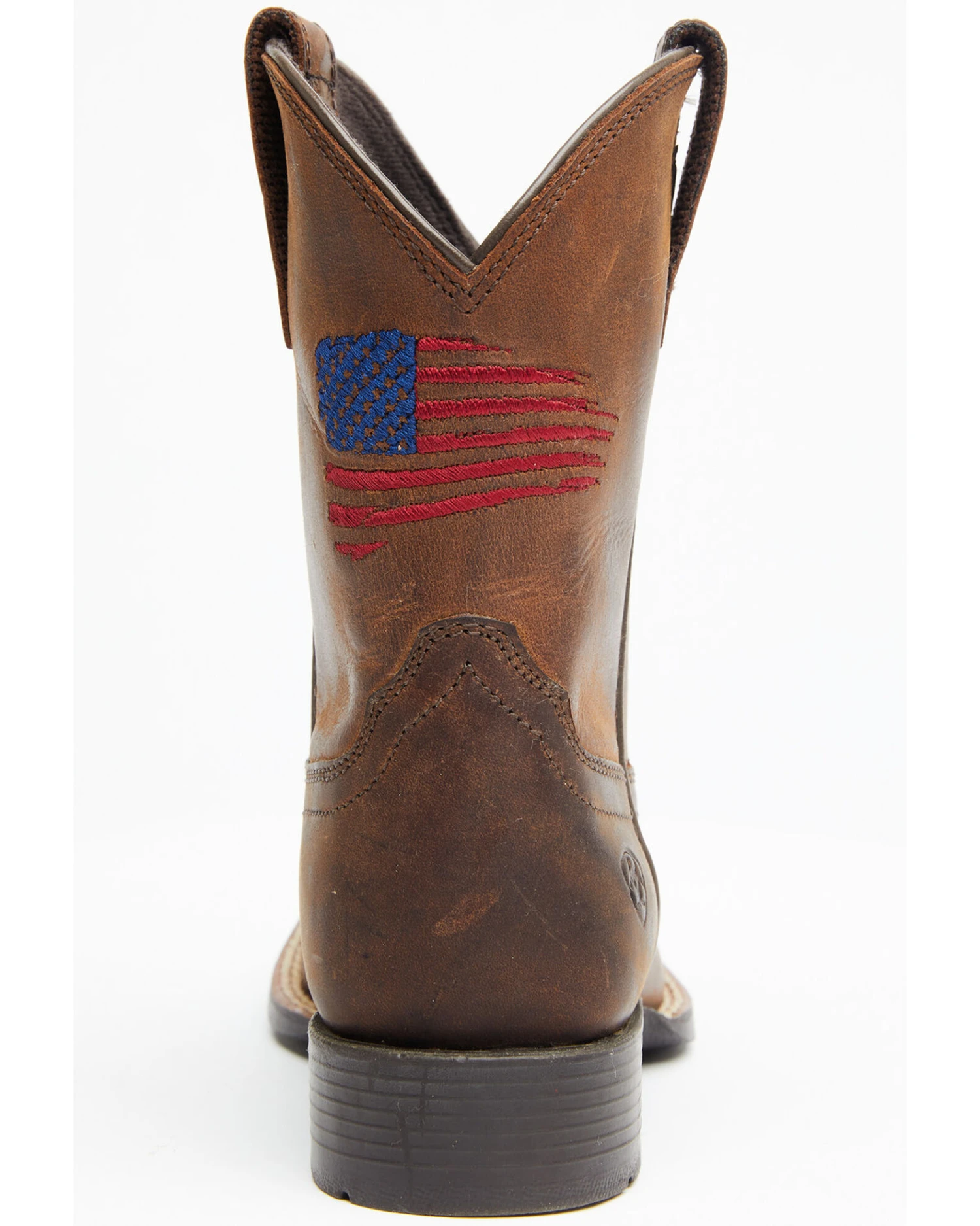 Ariat Boys' American Pride Western Boots - Square Toe 7 Ariat Boys' American Pride Western Boots - Square Toe - Image 5