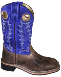 Smoky Mountain Boys' Dusty Western Boots - Broad Square Toe