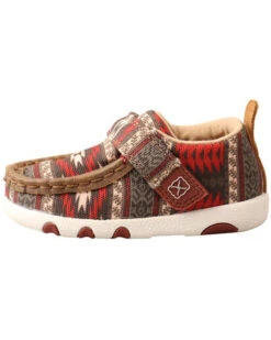 Twisted X Infant Hooey Southwestern Print Driving Shoes - Moc Toe 10 Twisted X Infant Hooey Southwestern Print Driving Shoes - Moc Toe -Children Boots Store 2000343953 600 P3