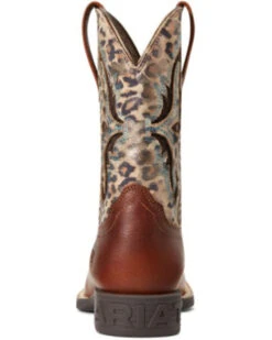 Ariat Girls' Koel VentTEK Leopard Print Western Boots - Broad Square Toe  -Children Boots Store 2000356945 200 P3