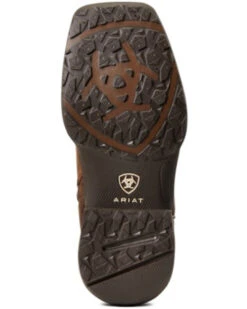 Ariat Boys' Anthem Patriot Easy Fit Distressed Brown Full-Grain Western Boot - Square Toe  -Children Boots Store 2000357345 200 P5